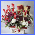 Special Mix Flowers box With Chocolates