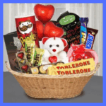 Chocolate Basket And Teddy