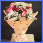 Peach Bouquet For Gift