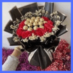 16 Frerro Rocher With 16 Roses Gipso