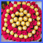 50 Frerro Rocher With Roses