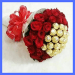 16Pcs Frerro And Roses Bouqet