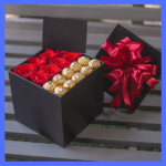 Roses Love Box With Frerro rocher
