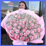 Cash Bouquet with Imported Roses