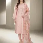 Send 3 Piece Lawn Massouri Suit- Embroidered (Unstitched)