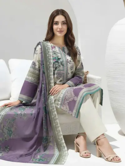 Send 3 Piece Lawn Suit (Unstitched)