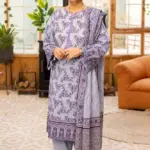 Send 3PC Printed Lawn Unstitched For Mom