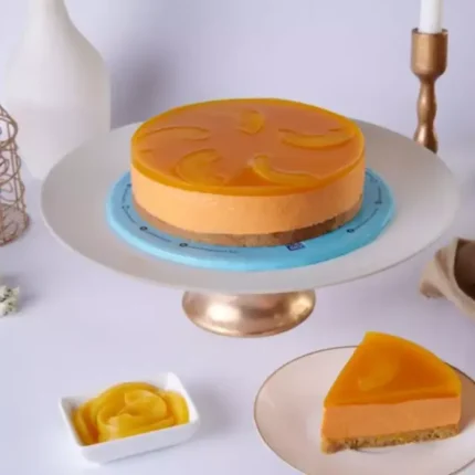1.5 lbs Peach & Orange Cheesecake by Pie In The Sky with Same-Day Cake Delivery in Karachi