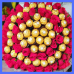 50 Frerro Rocher With Roses