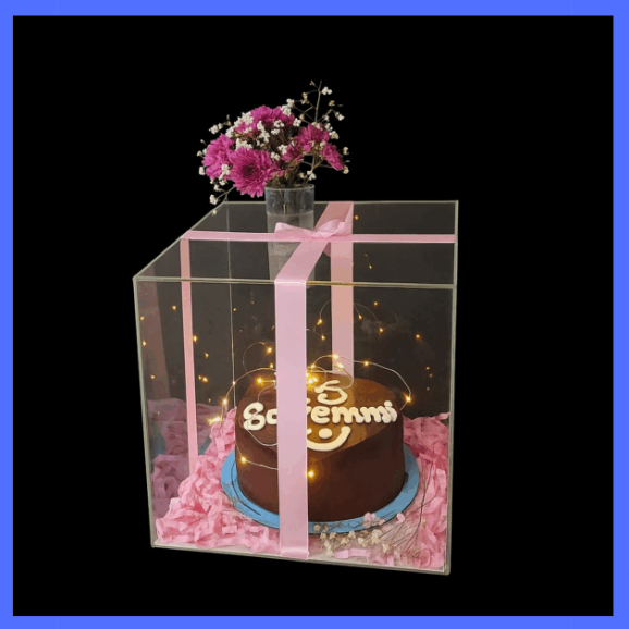 Untitled-design-30-2.png Cake With Acrylic Box For Girl - Image 1