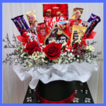Chocolate Box With Imported Rose