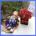 Chocolate Bouquet With Flower Box