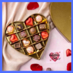Gold Heart Chocolates Box from Lals