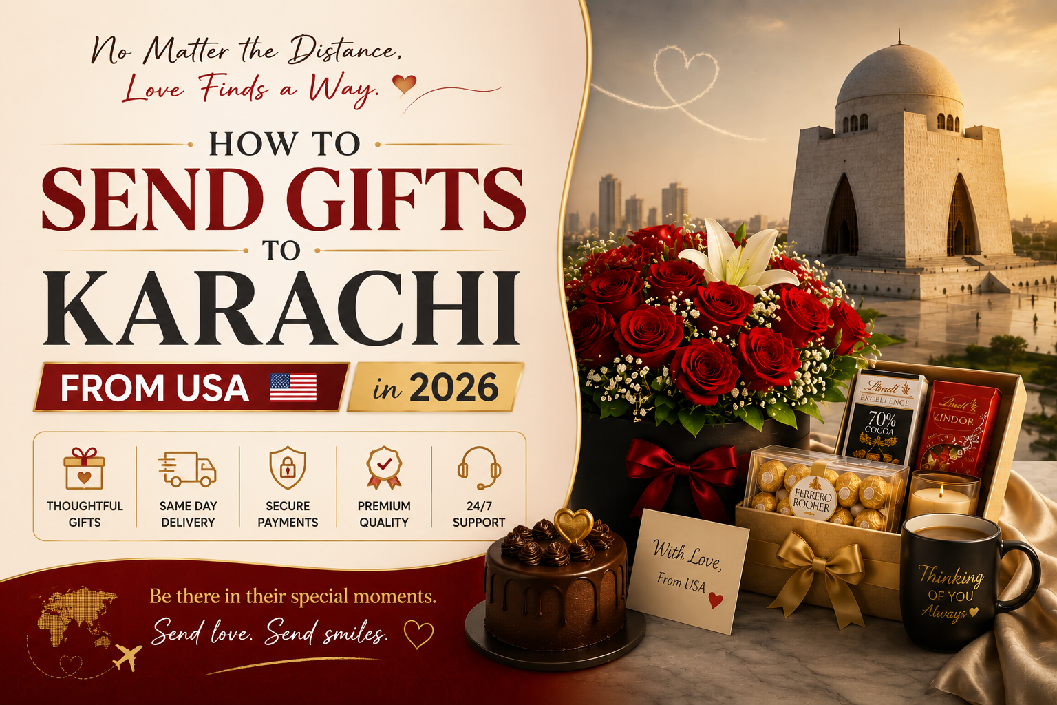 How to Send Gifts to Karachi from USA in 2026
