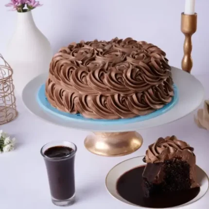 3 lbs Choco-Rose Fantasy Cake by Pie In The Sky with Same-Day Cake Delivery in Karachi