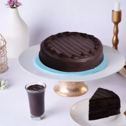 Chocolate Fudge Cake 1.5 lbs by Pie In The Sky with Same-Day Cake Delivery in Karachi