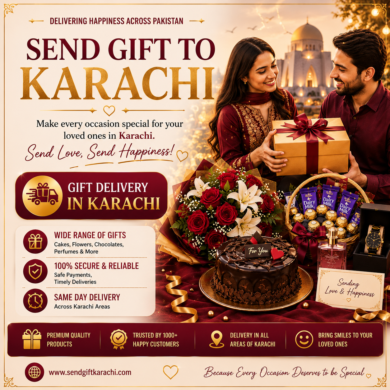 Send Gift To Karachi| Gift Delivery In Karachi