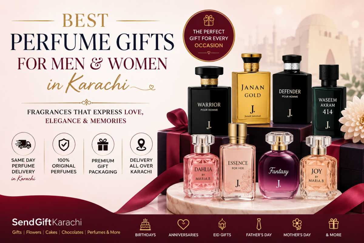 Best perfume gifts for men and women in Karachi with same day perfume delivery