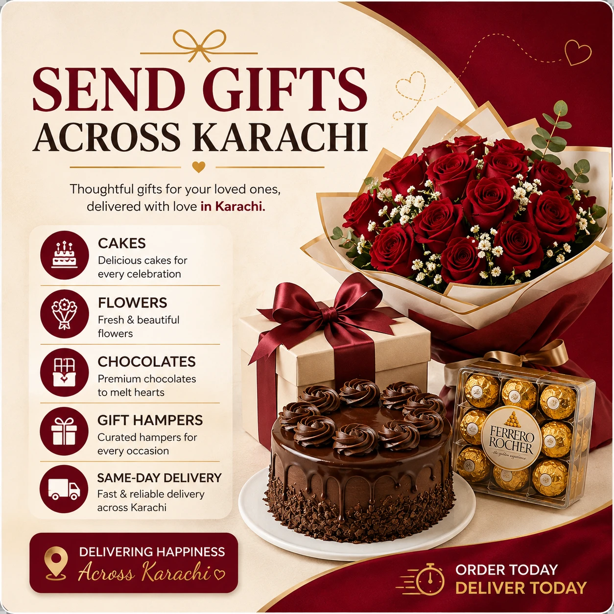 send gift to karachi same day delivery